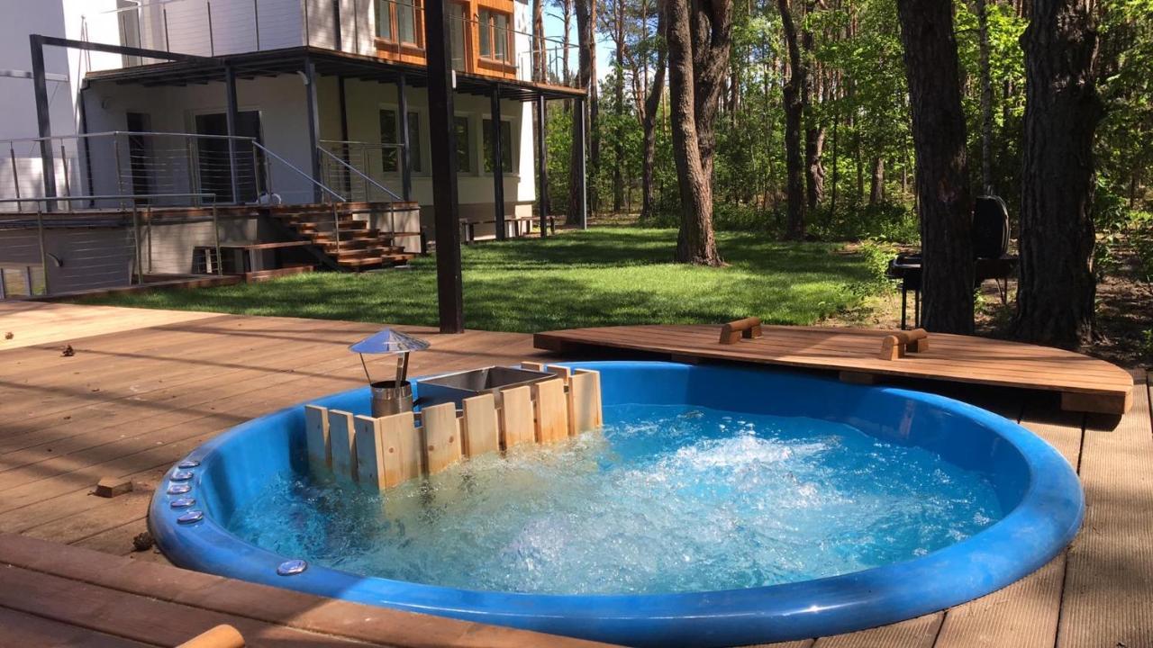 Luksusowa Willa Pod Lasem, Otwock - Shared Garden, Sauna, Wood Hot Tub! Hot Tub Seasonal! Bagian luar foto